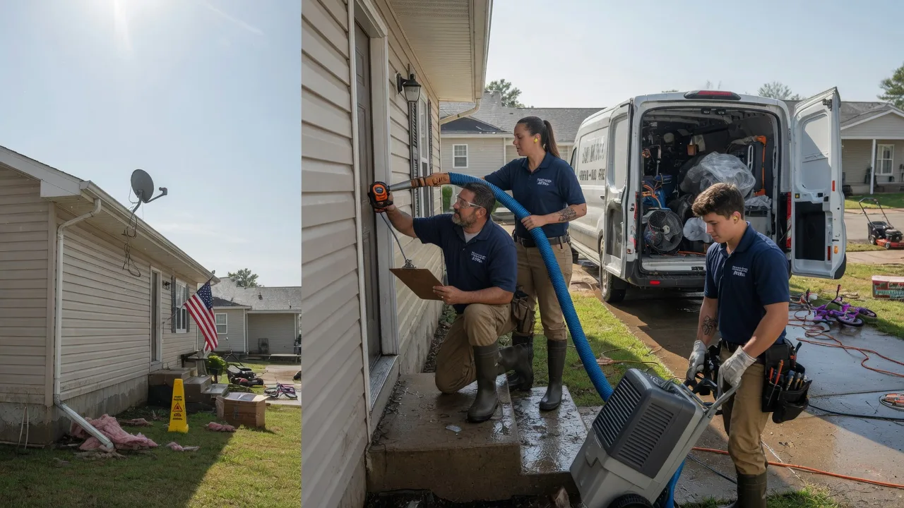 Ceiling Water Damage Restoration in Silver City, MS near me